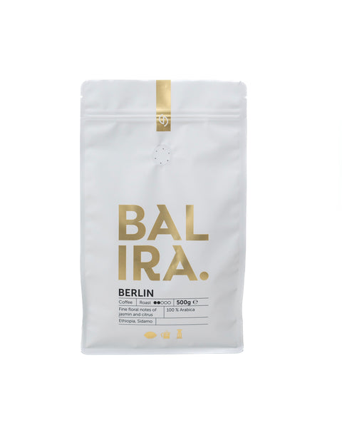 Weiße Kaffee-Packung